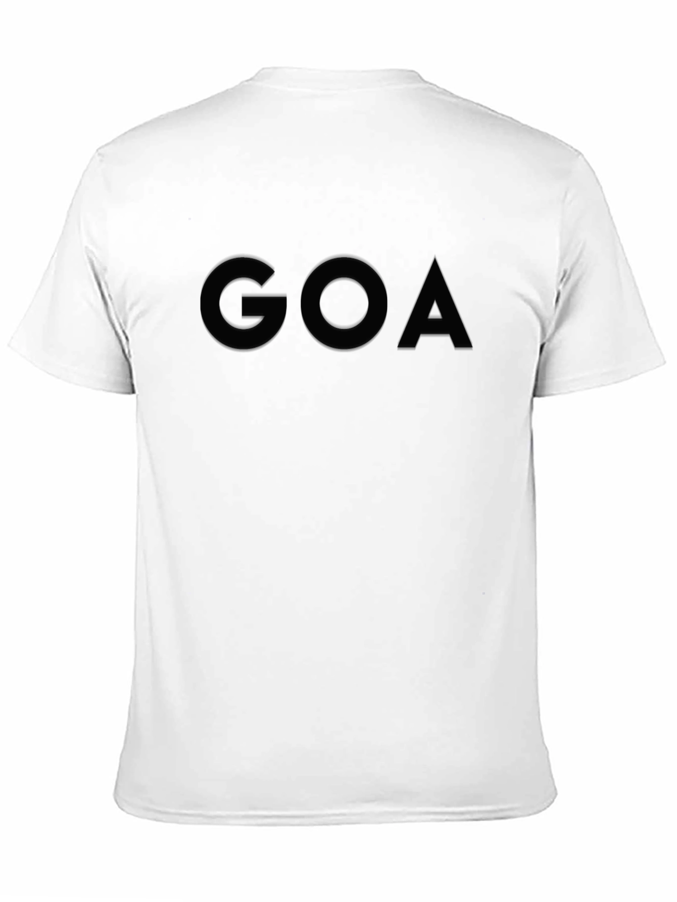 Goa Graphic Tee - Casual Black Cotton T-Shirt