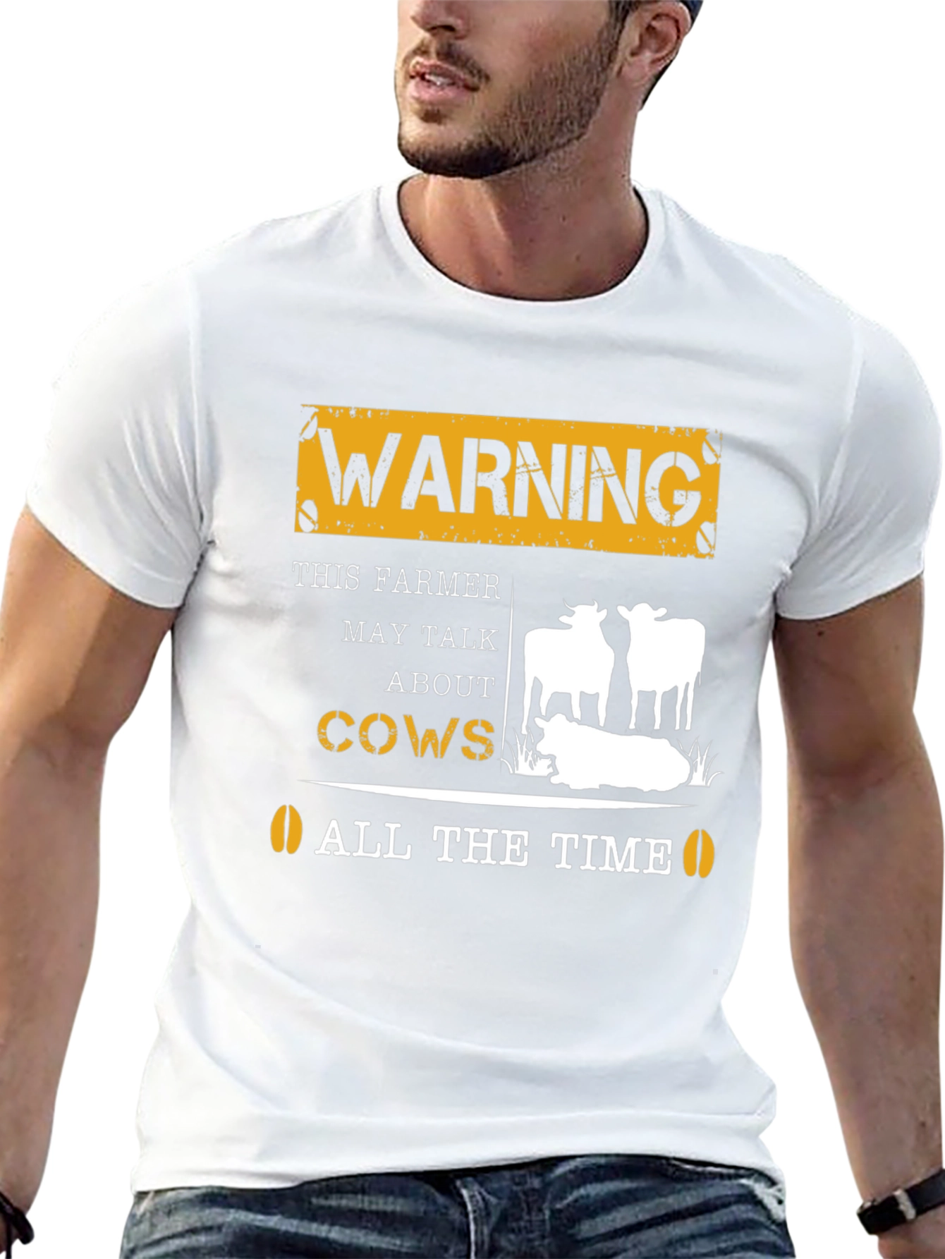 Warning This Farmer May Talk About Cows T-Shirt