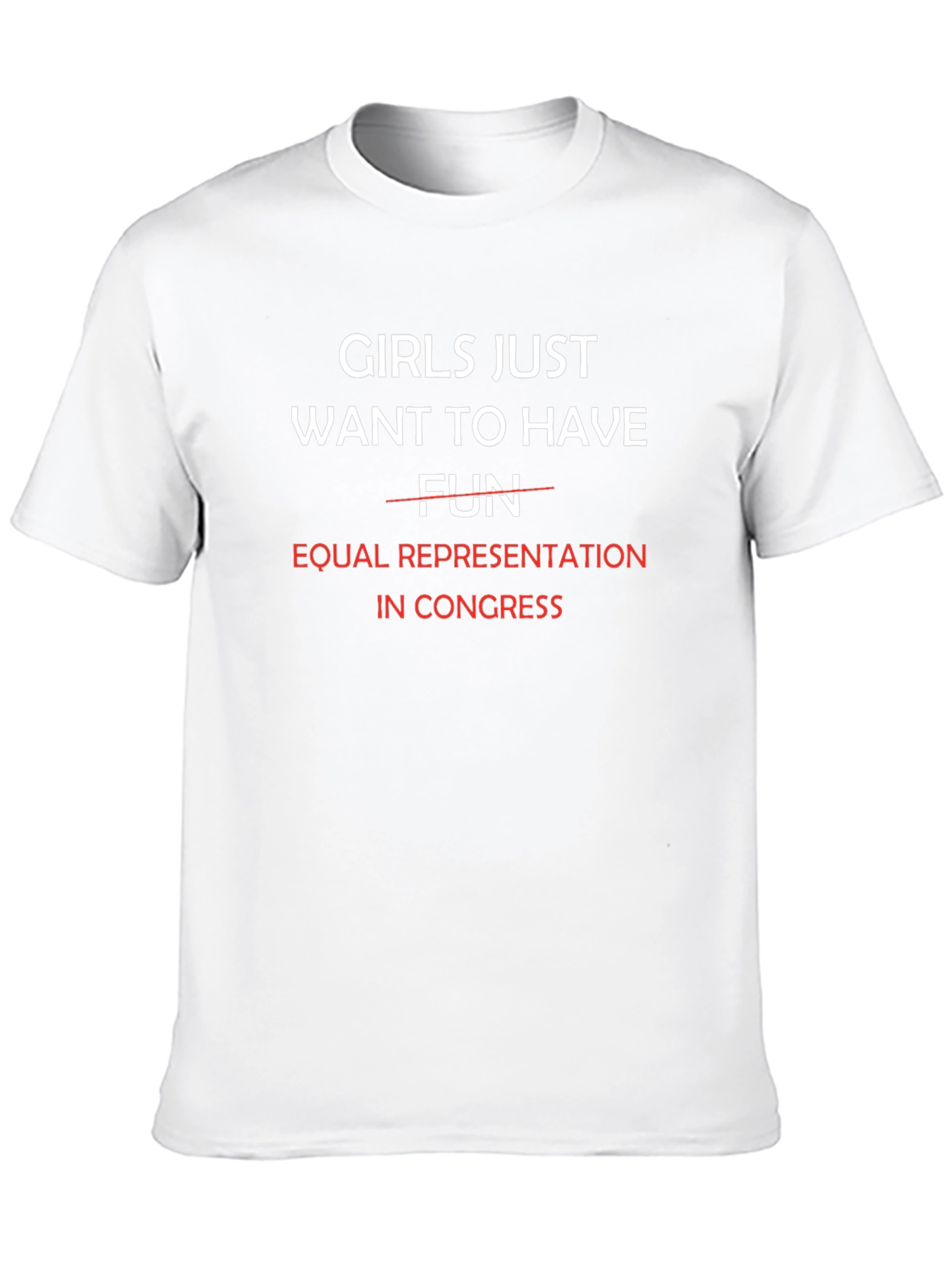 Feminist Tee: Girls Want Representation T-Shirt