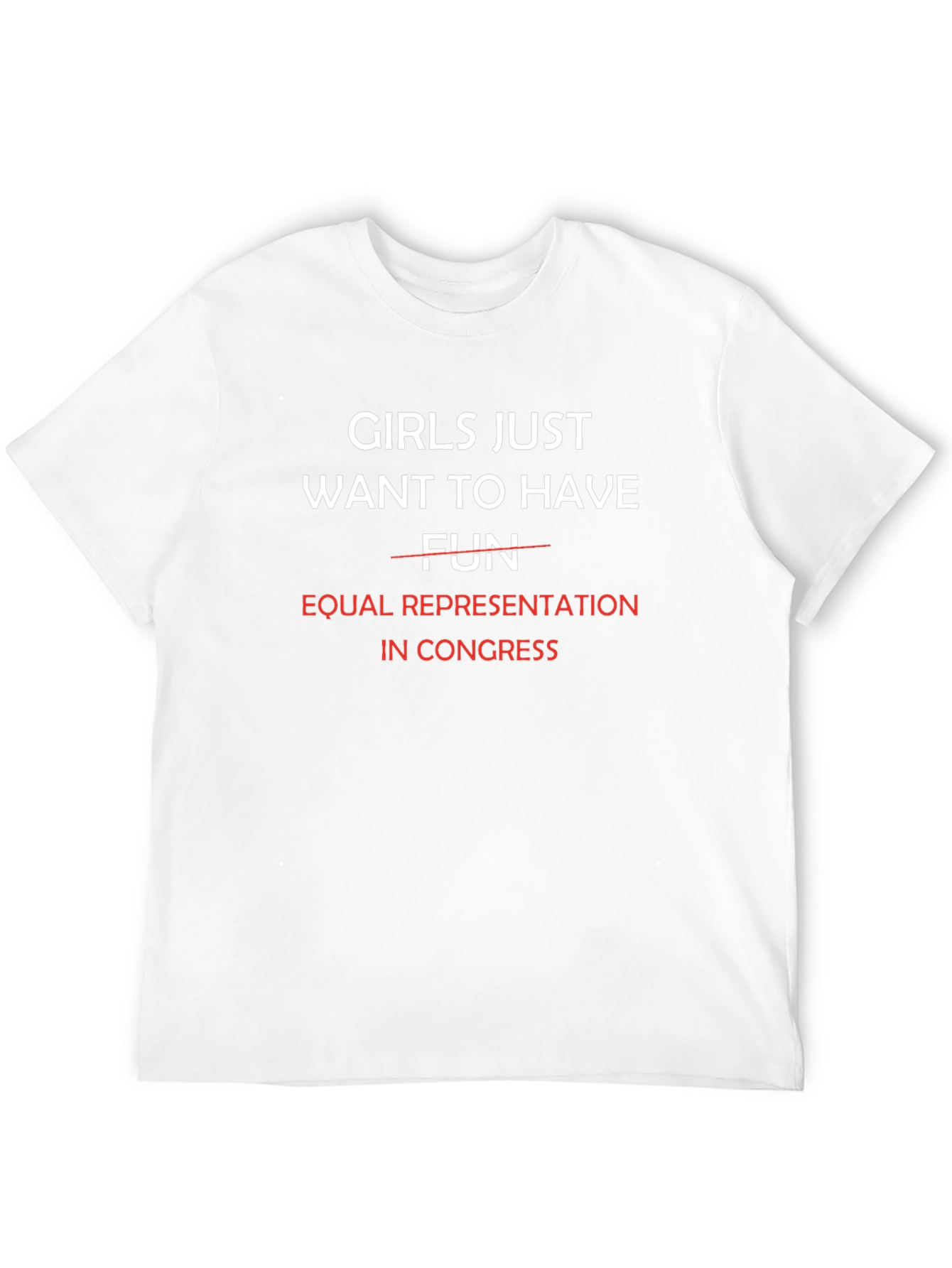 Feminist Tee: Girls Want Representation T-Shirt
