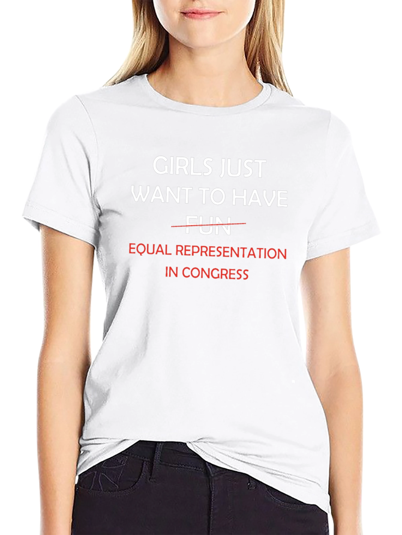 Feminist Tee: Girls Want Representation T-Shirt
