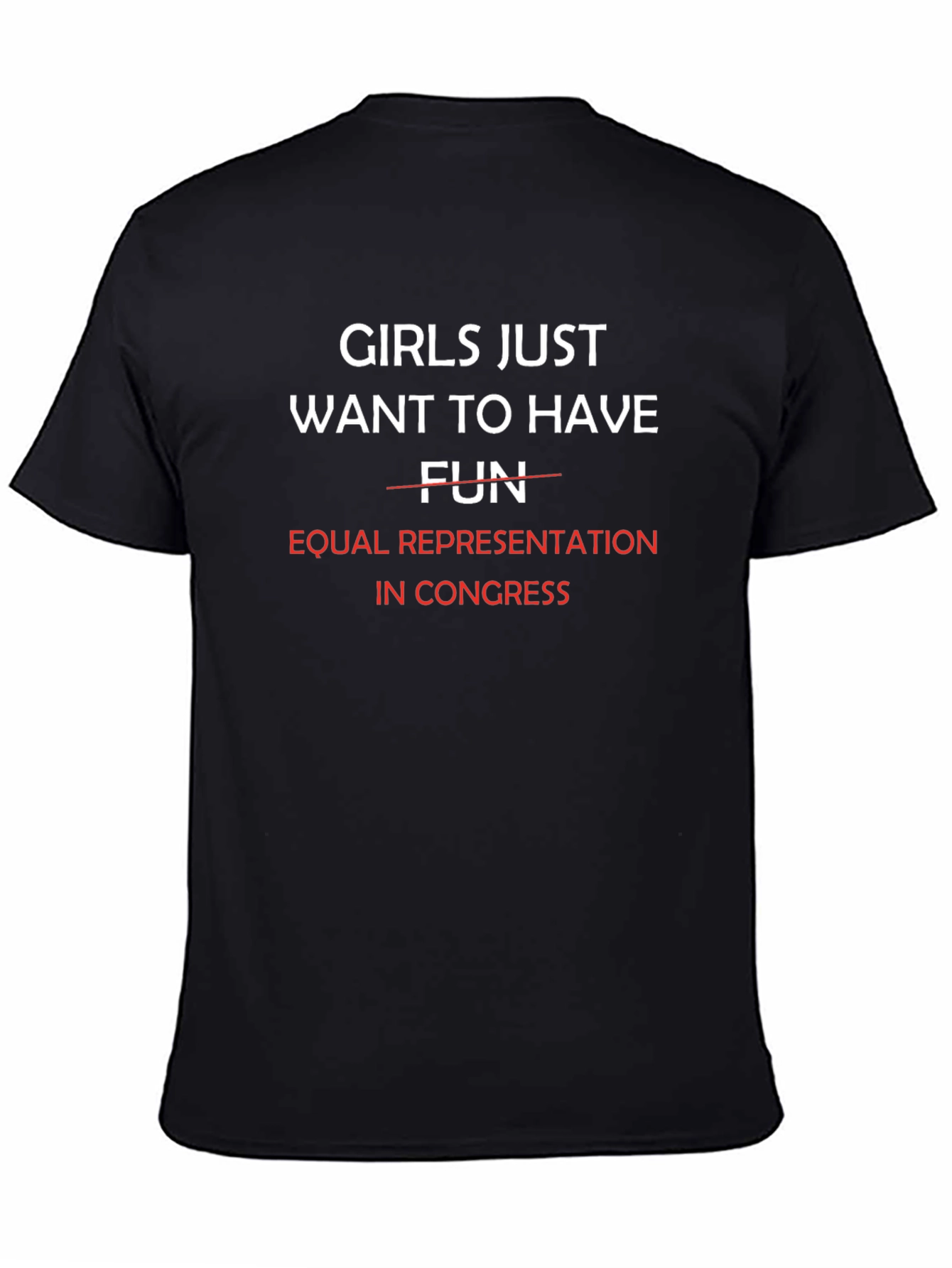 Feminist Tee: Girls Want Representation T-Shirt