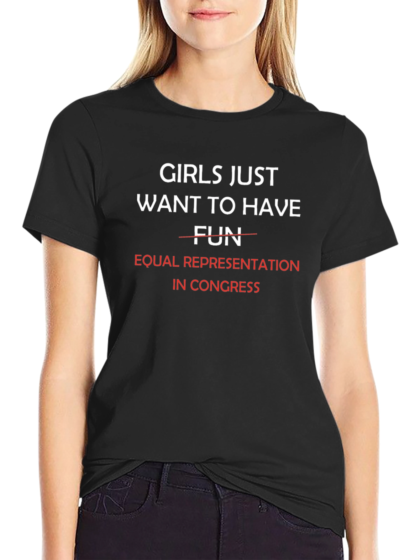 Feminist Tee: Girls Want Representation T-Shirt