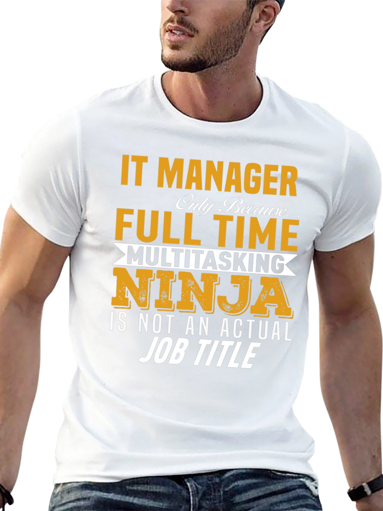 IT Manager Full Time Ninja T-Shirt