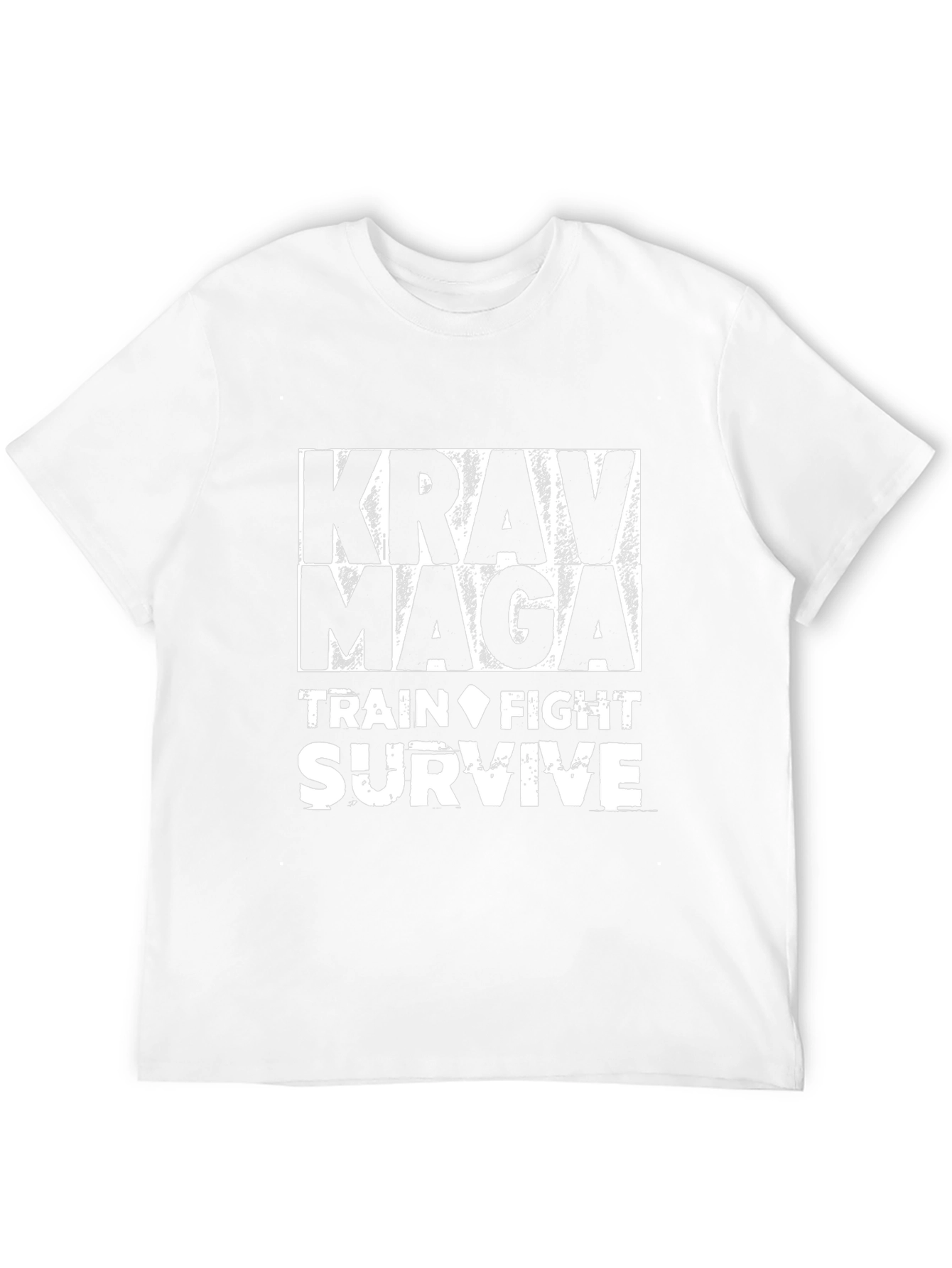Krav Maga Train Fight Survive Graphic Tee