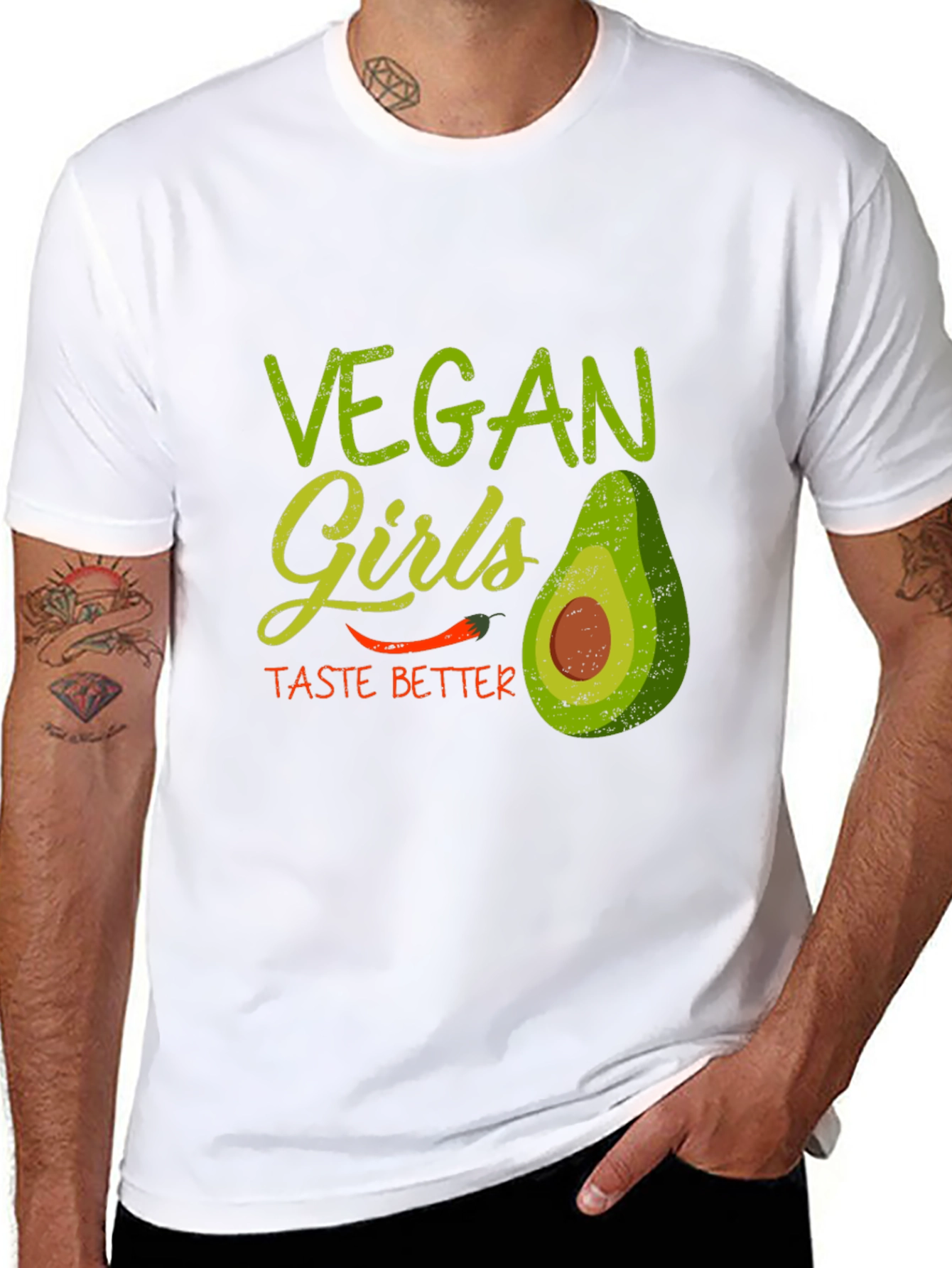 Vegan Girls Taste Better Graphic Tee