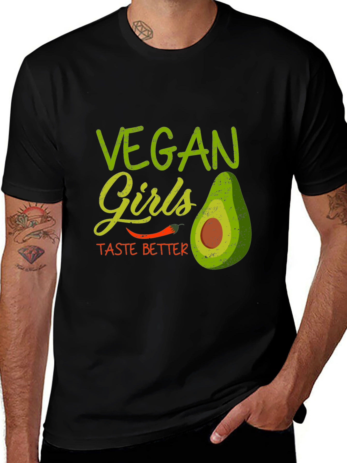 Vegan Girls Taste Better Graphic Tee