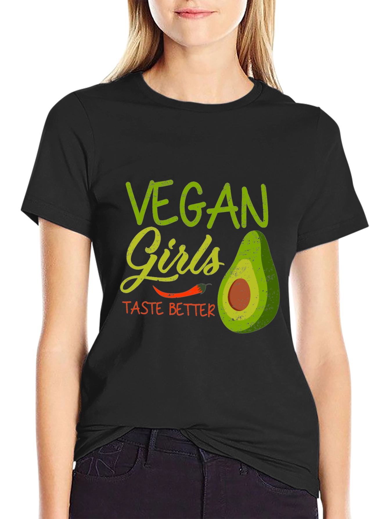 Vegan Girls Taste Better Graphic Tee