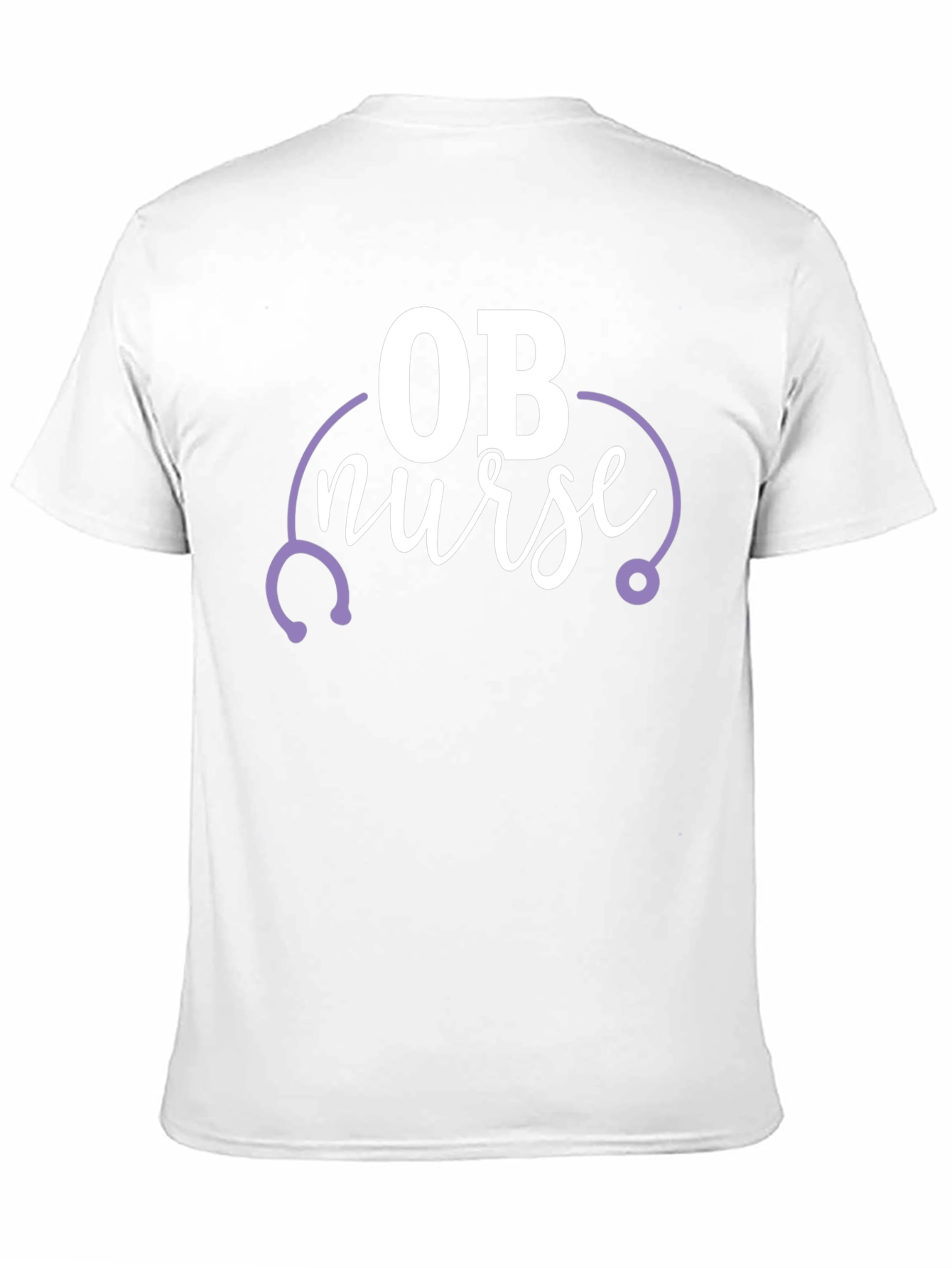 OB Nurse Graphic T-Shirt - Black Crew Neck