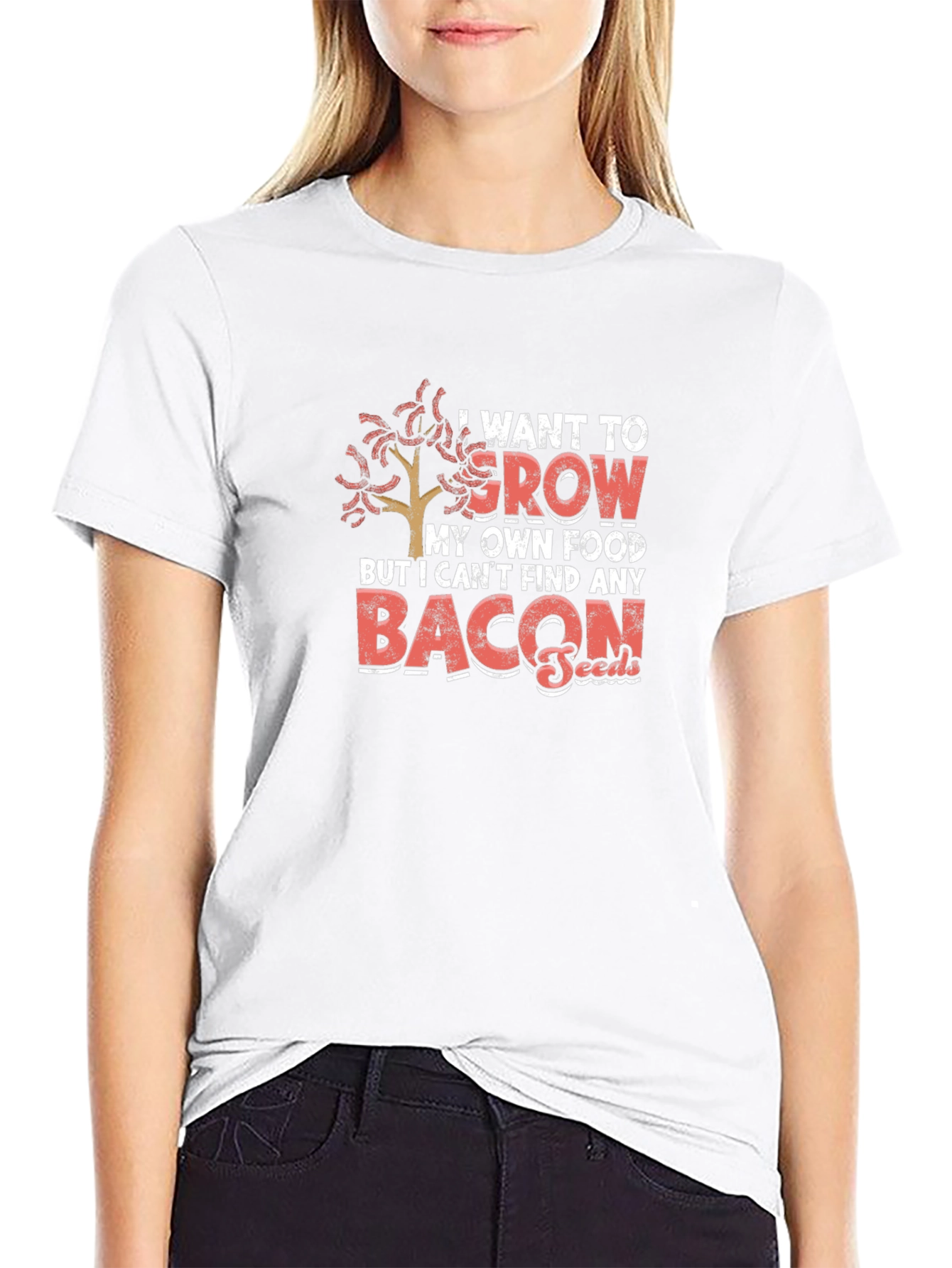 Funny I Want To Grow Bacon Seeds T-Shirt