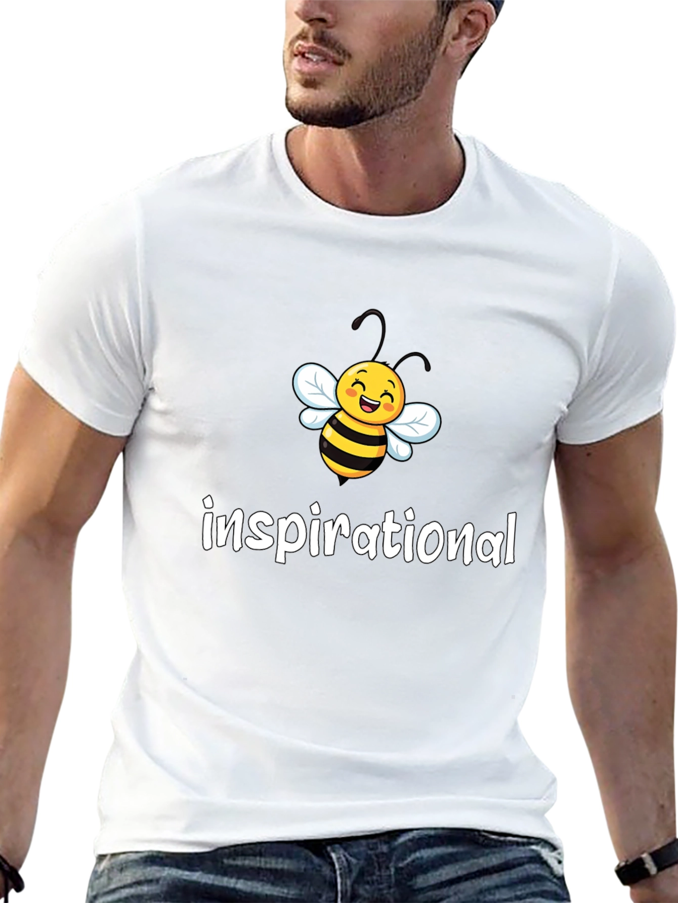 Inspirational Bee Graphic T-Shirt