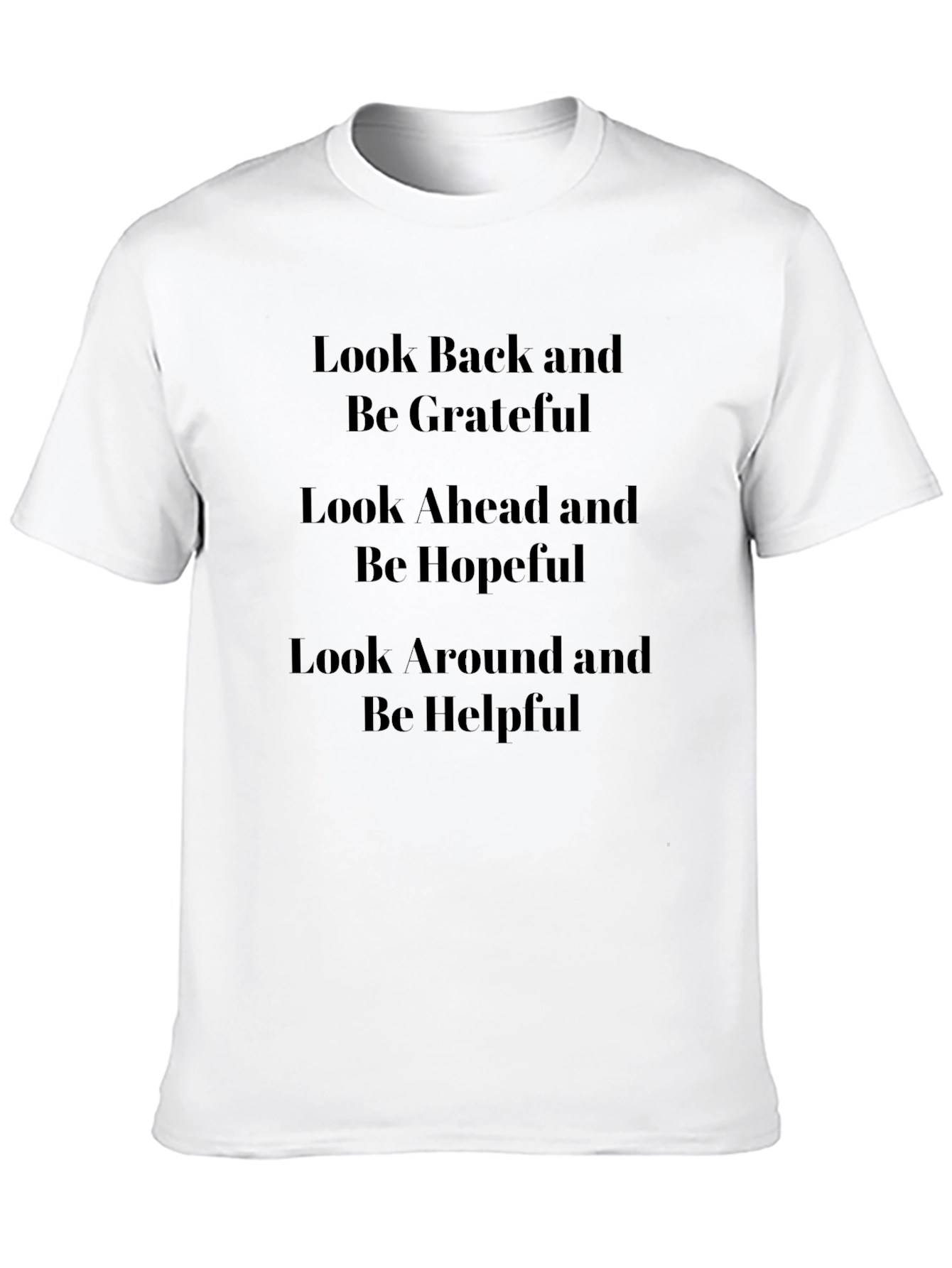 Grateful Hopeful Helpful Graphic Tee