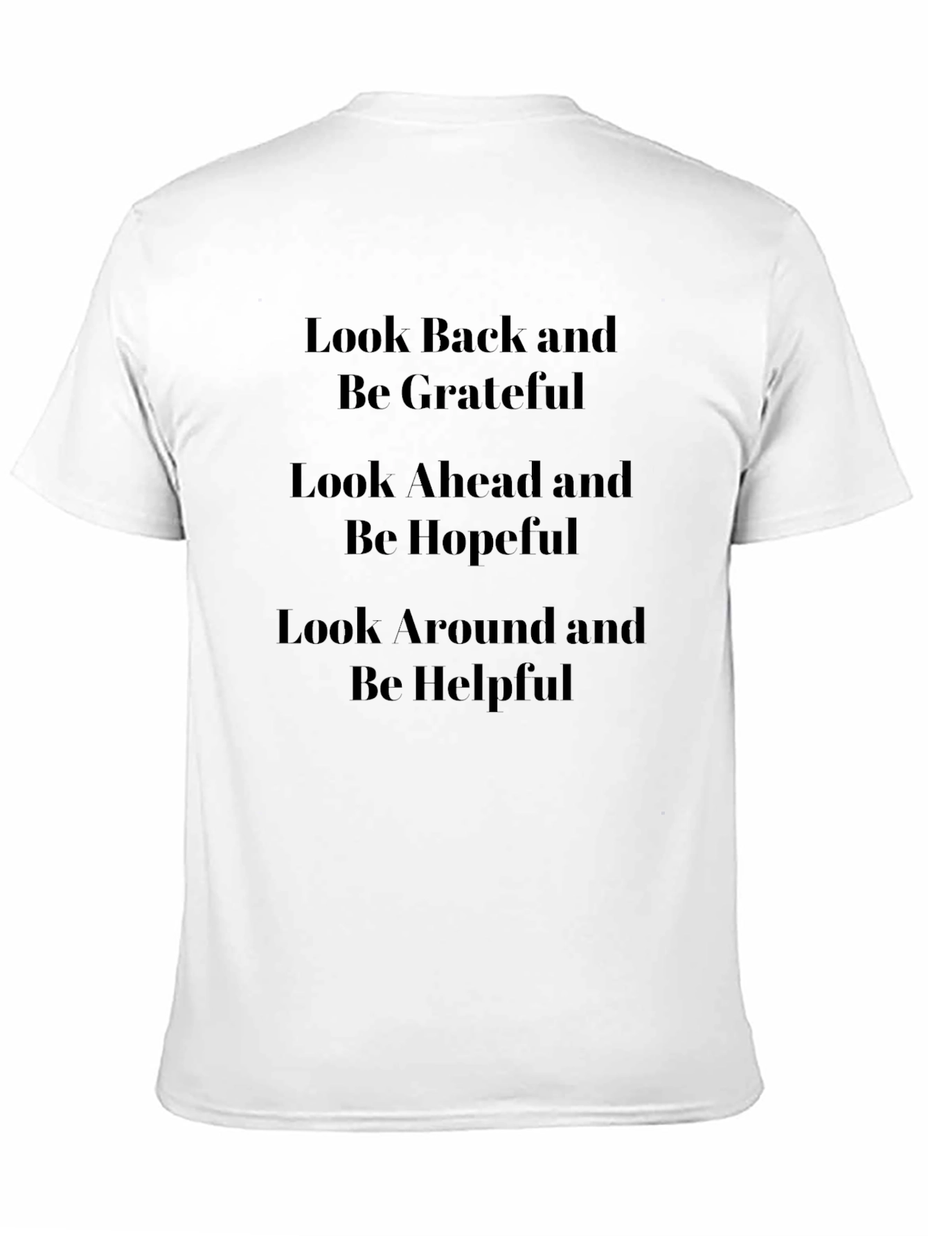 Grateful Hopeful Helpful Graphic Tee