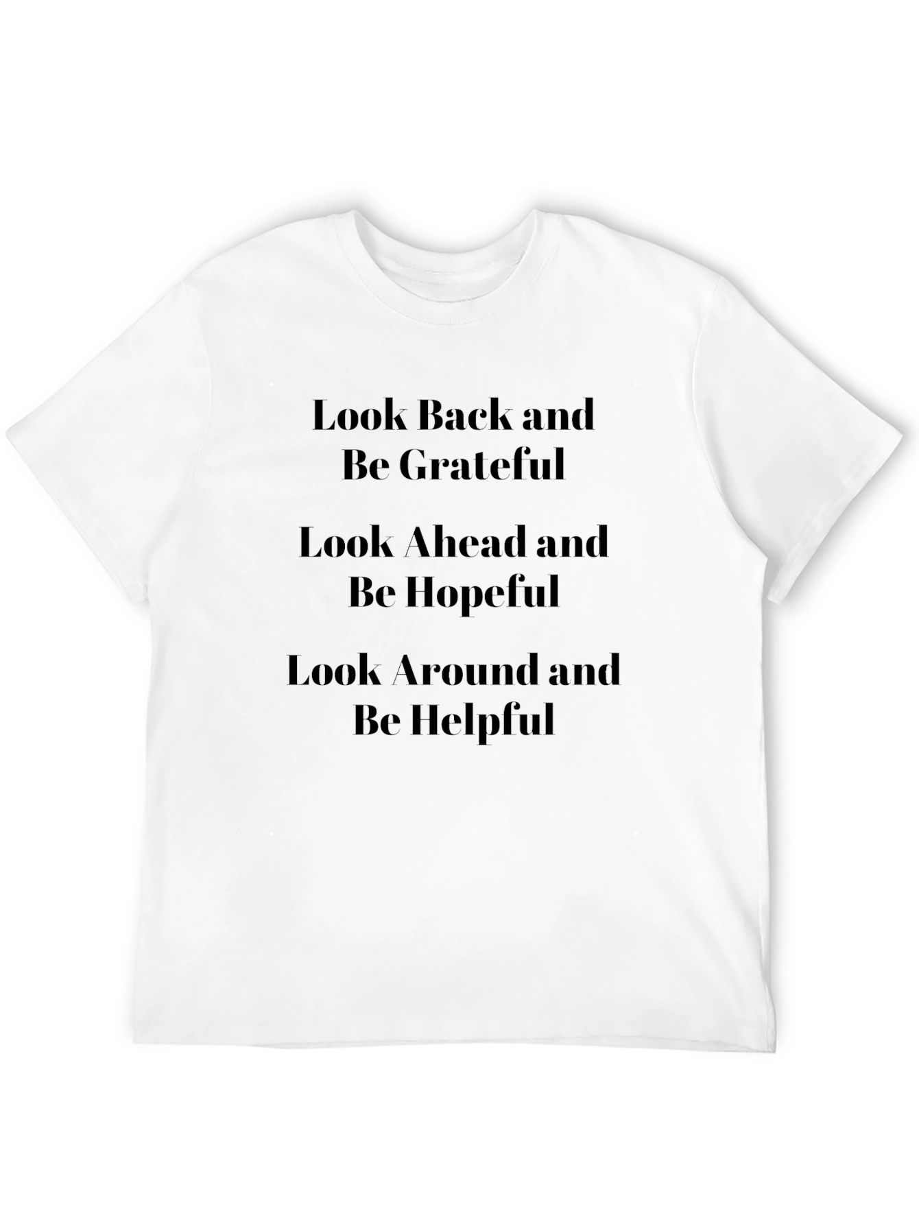 Grateful Hopeful Helpful Graphic Tee