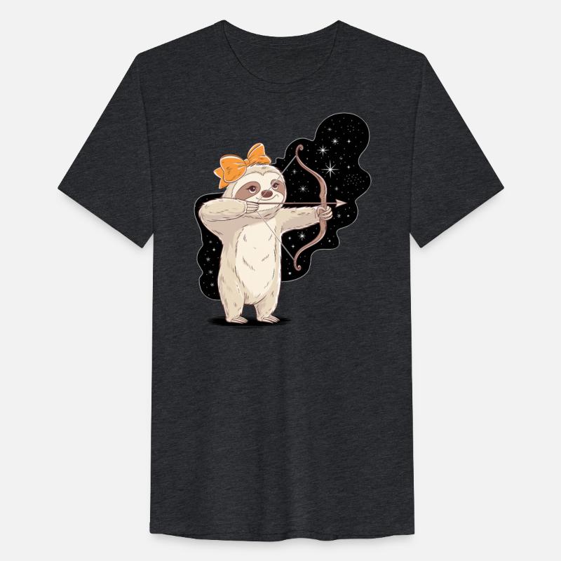 Sagittarius Zodiac Sloth Bow and Stars