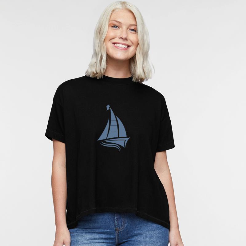 Sailing Sailboat Sailor Silhouette Minimalist
