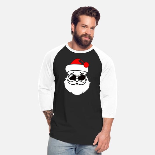 Santa With Sunglasses, Hipster Mustache Red Hat