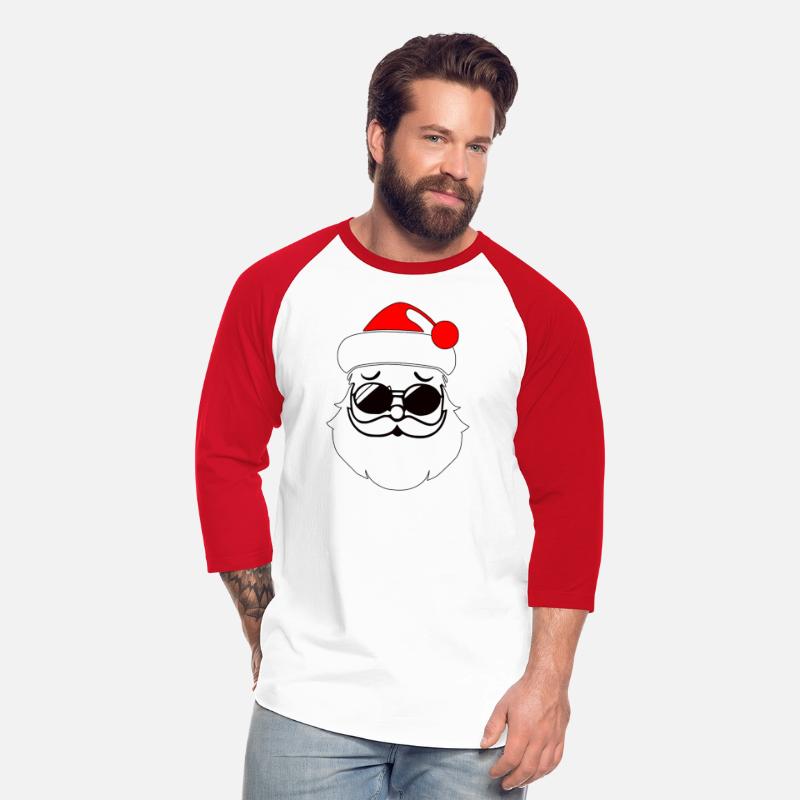 Santa With Sunglasses, Hipster Mustache Red Hat