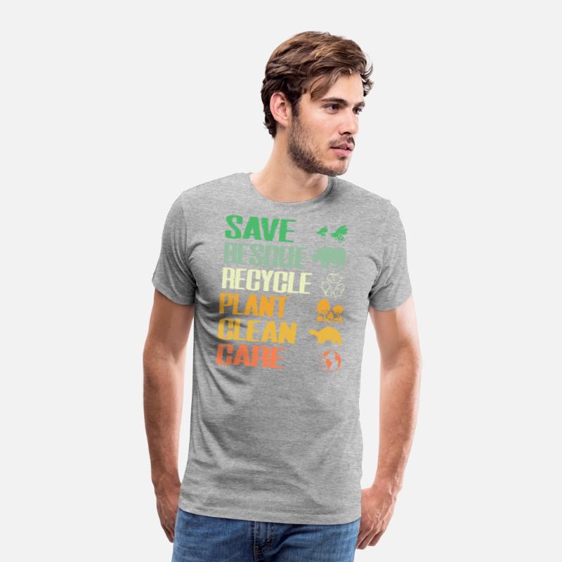 Save Planet Rescue Animals Recycle Plastic Earth
