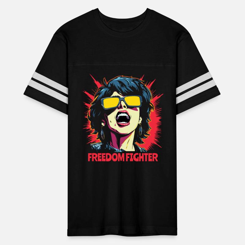 Screaming Woman Freedom Fighter