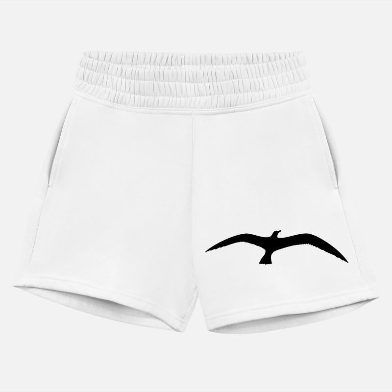 Seagull bird flying seabird silhouette outline fun