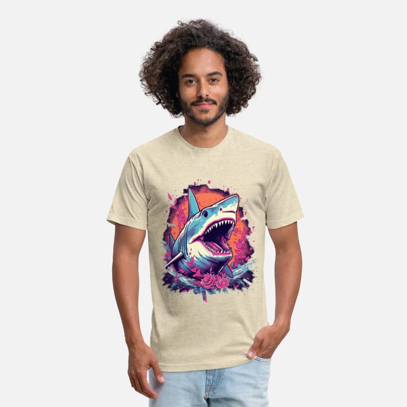 Shark Flowers Marine Explorer Diver Gift