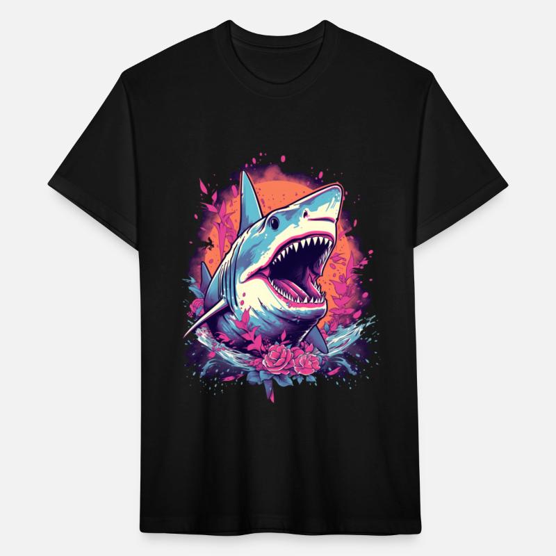 Shark Flowers Marine Explorer Diver Gift