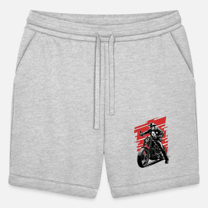 Sheriff Riding Motorcycle Illustration