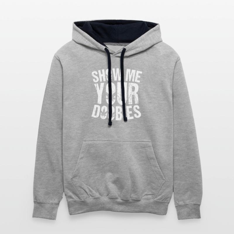 Show Me Your Doobies Distressed Weed Smoker