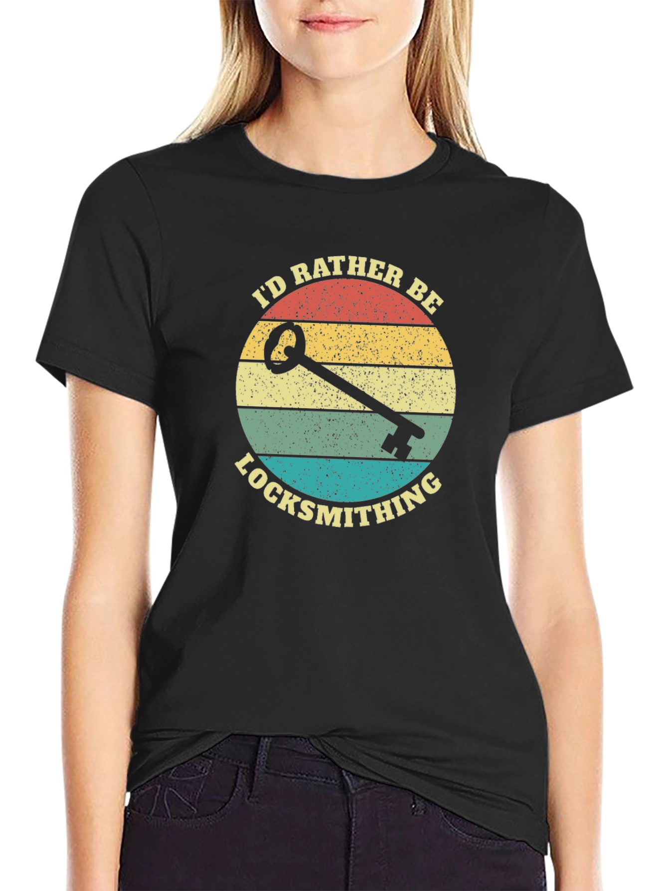 Locksmith T-Shirt - Retro Key Design