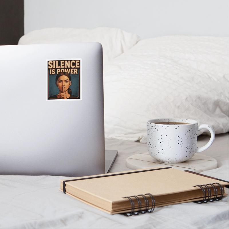 Silent Power Motivational Illustration