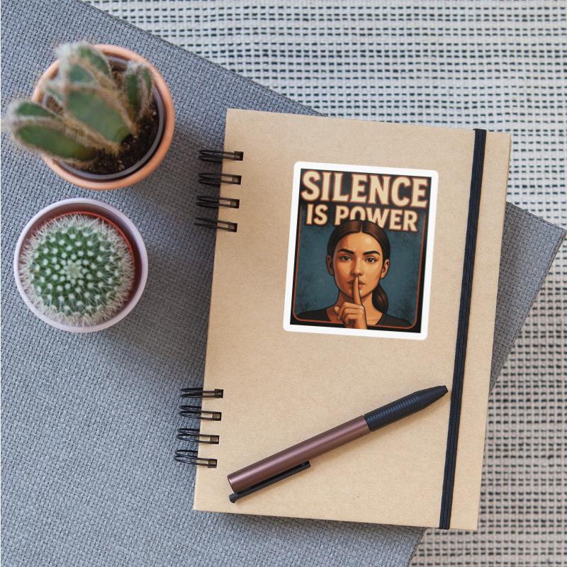 Silent Power Motivational Illustration