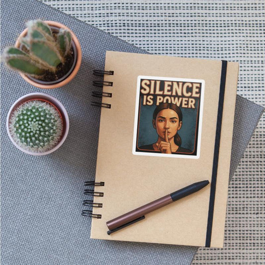 Silent Power Motivational Illustration