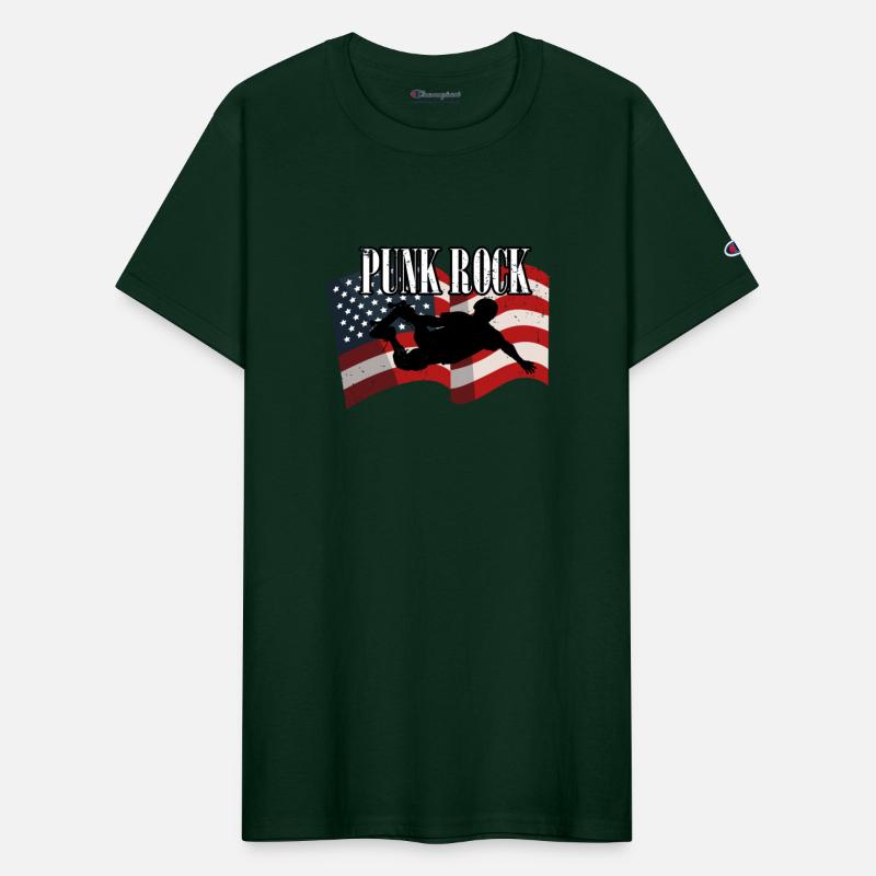 Skate Patriotic Design For Punk Concerts