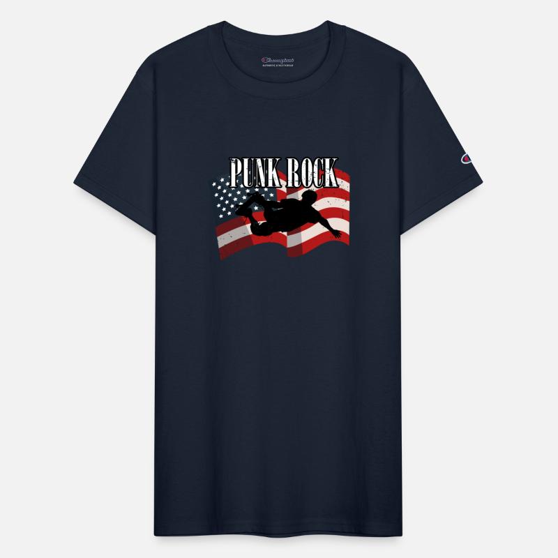 Skate Patriotic Design For Punk Concerts
