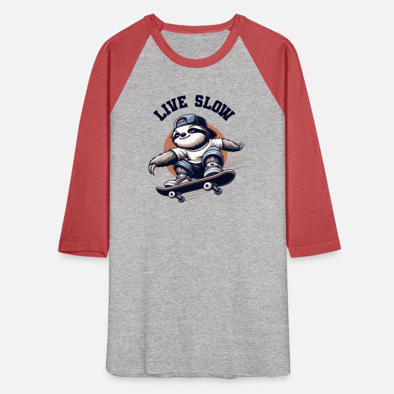 Skate Slow: Urban Sloth Skater Tee