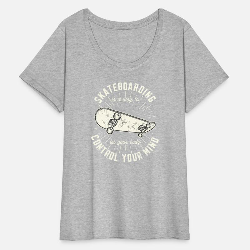 Skateboarding is a way to let your body control