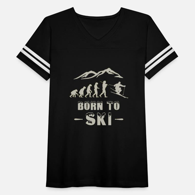 Ski evolution Born to Ski snow cool