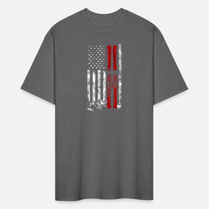 Ski Us American Flag Skiing For Men