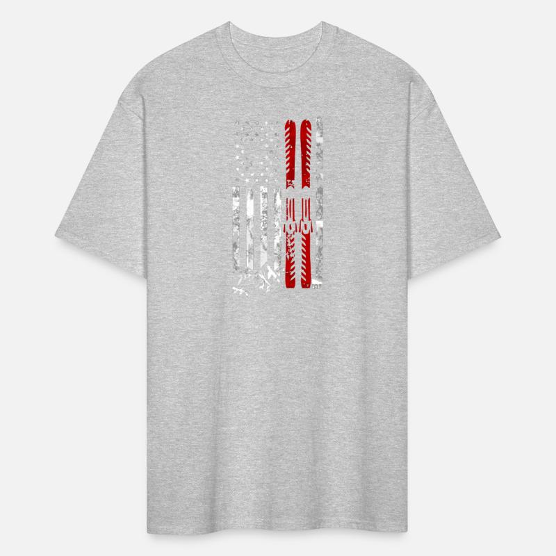 Ski Us American Flag Skiing For Men