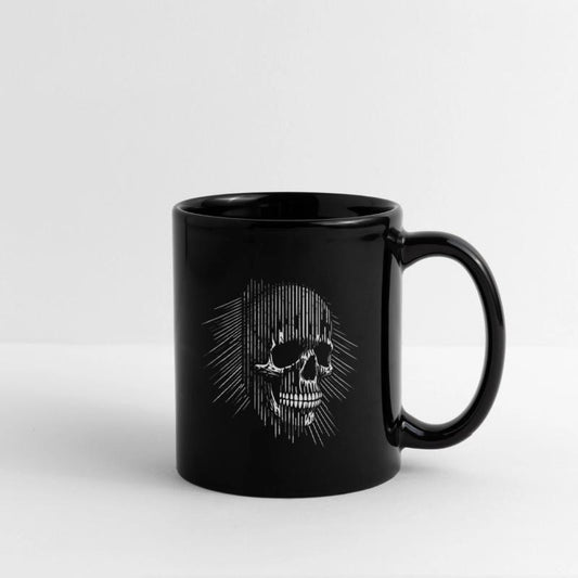 Skull and lines