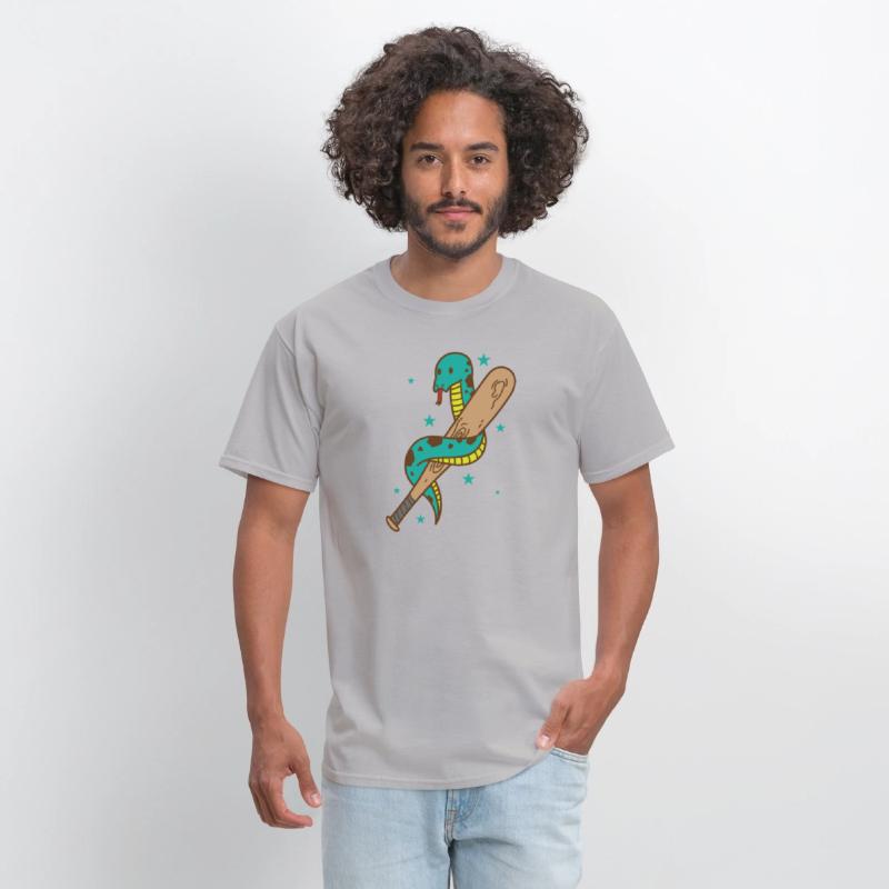 Snake playing Baseball Reptile Animal Zoo