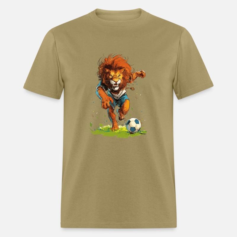 Soccer Ball Football Birthday Lion Birthday Gift
