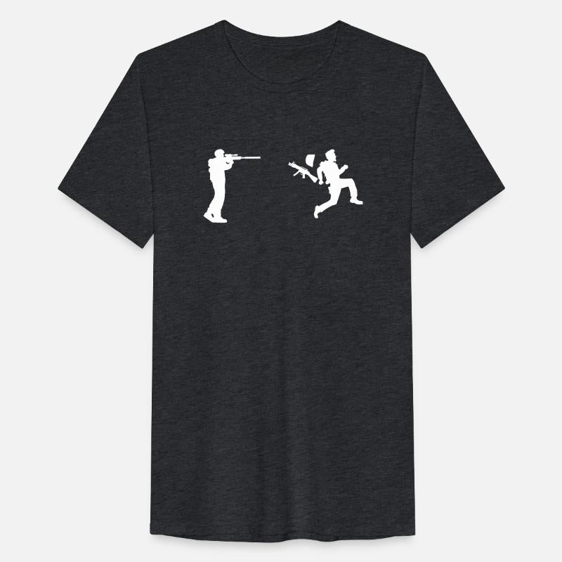 Soldier Runns Away War Sniper Aim Shooter Running