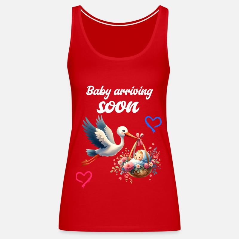 Soon I'll Be A Mother, With Stork, Baby Is Coming