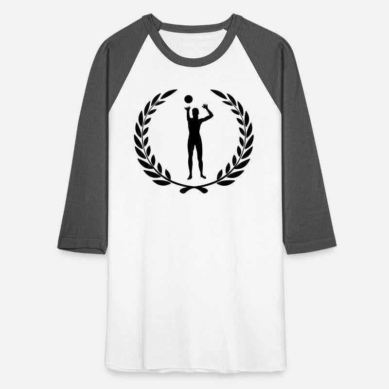 Sport award laurel wreath voleyball ball