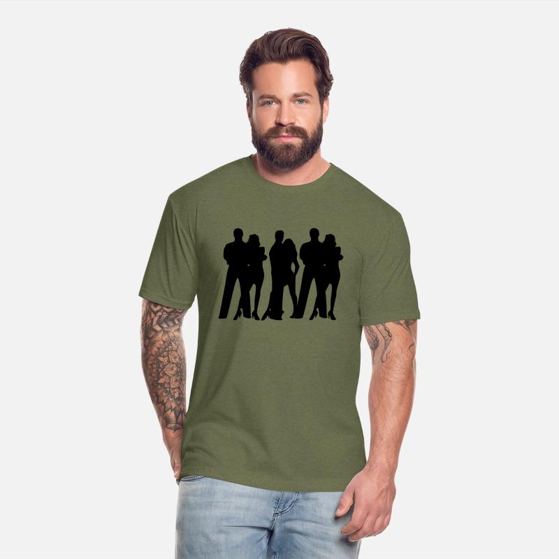 Sports dance group dancers