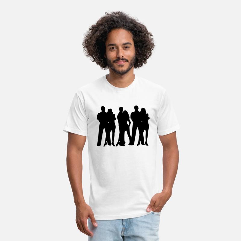 Sports dance group dancers