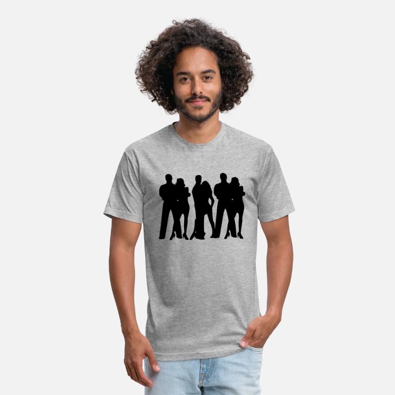 Sports dance group dancers