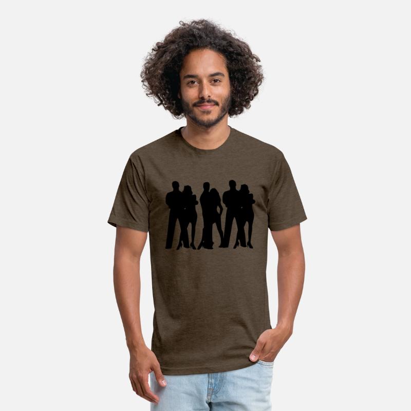 Sports dance group dancers